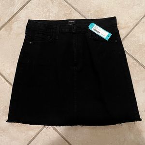 Black Denim Skirt